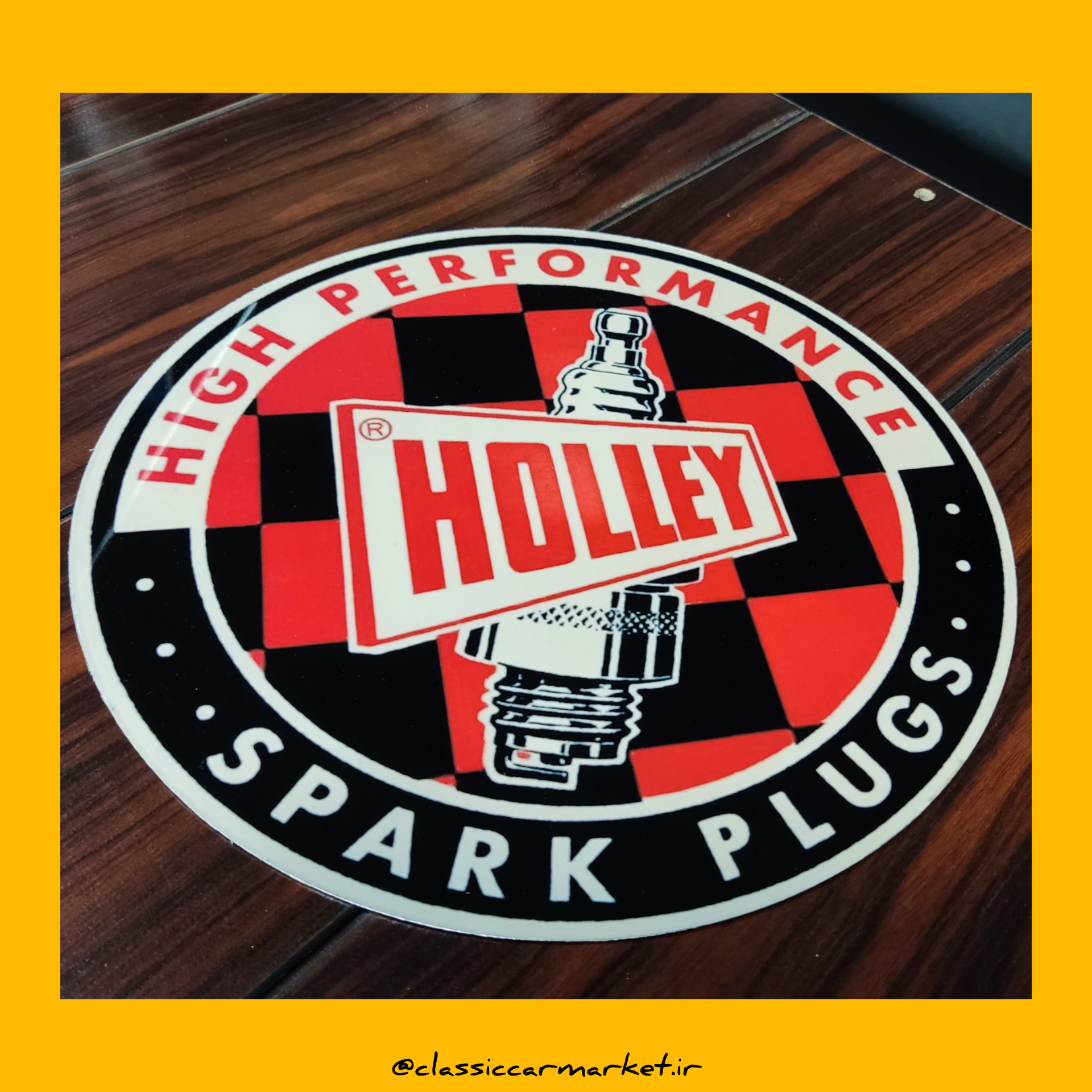 تابلو دکوراتیو آلومینیومی هولی ( spark plugs)